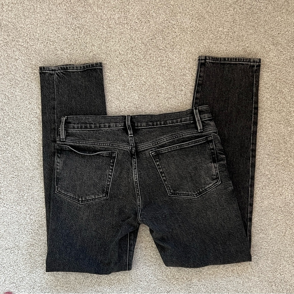 Frame Denim Men's Black Washed Jeans - Picture 5 of 6